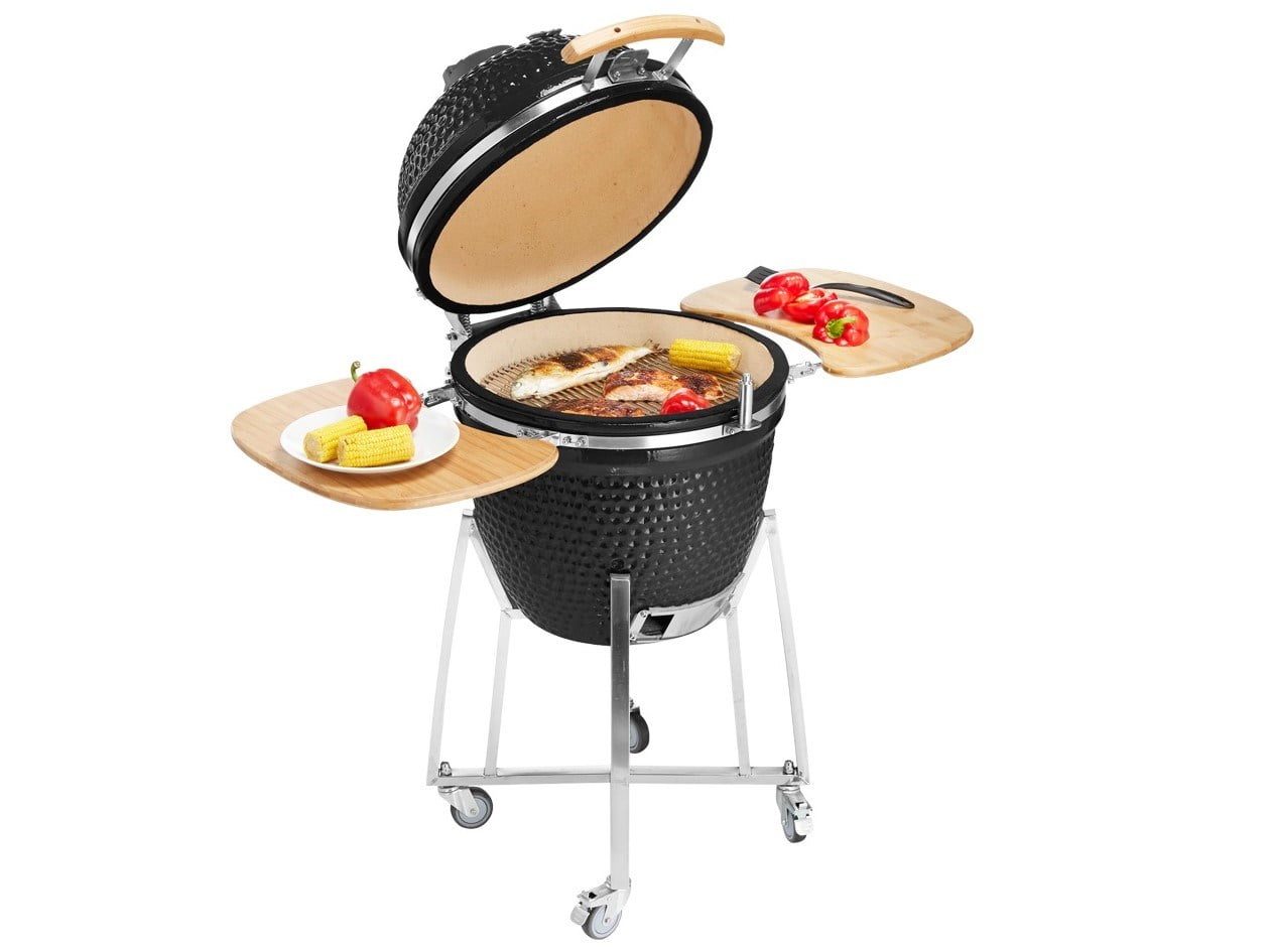 Keramikgrill KAMADO Holzkohle, 46cm Rost – Bild 2