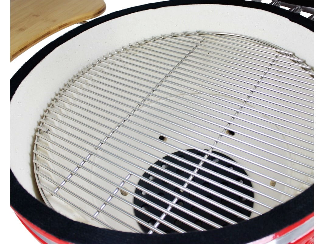 Keramikgrill KAMADO Holzkohle - 52cm Rost – Bild 4