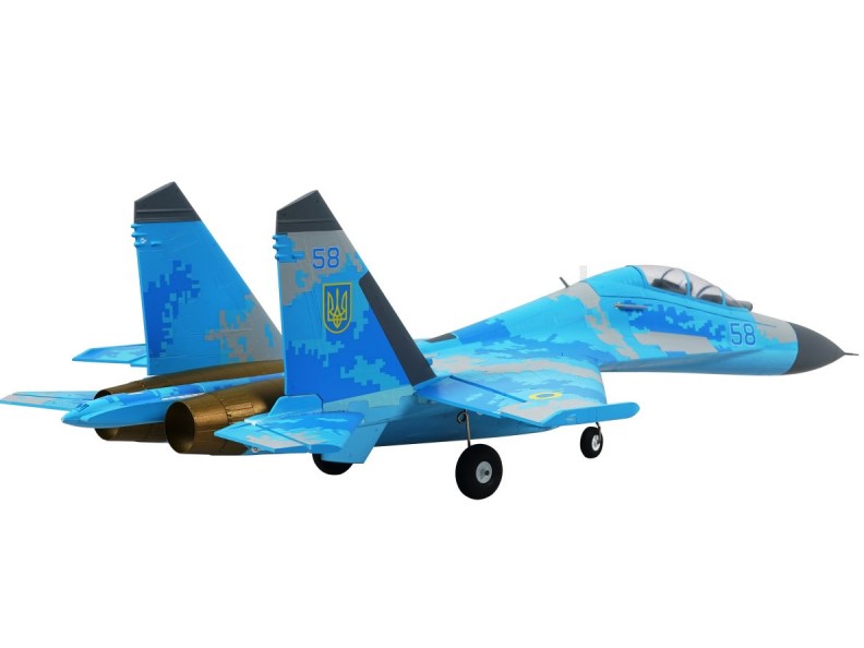 Sukhoi SU-27 Flanker - 50mm Impeller-Jet, Spw 750mm, PNP-Set von XFLY-Model – Bild 4