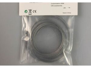 Stahldrahtlitze Stahlseil Drahtseil 1mm nylonbeschichtet 2x 5m