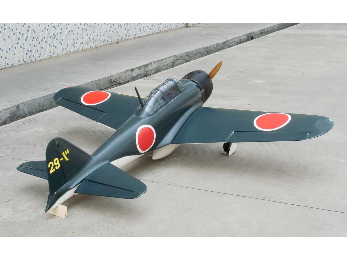 Zero Fighter, 60-100ccm, Spw 2320mm, ARF-Modell von CYModel – Bild 2