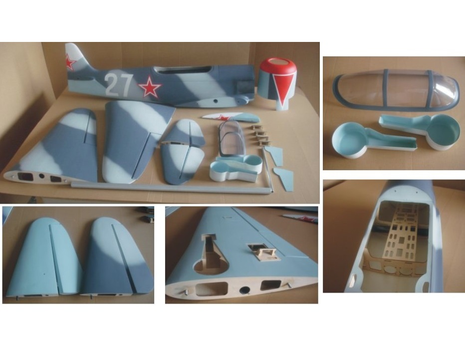 YAK 3U, 60ccm, Spw 2134mm, ARF-Modell von CYModel – Bild 6