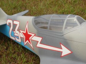Kabinenhaube ohne Rahmen zu La-7, Spw 2450mm von CYModel