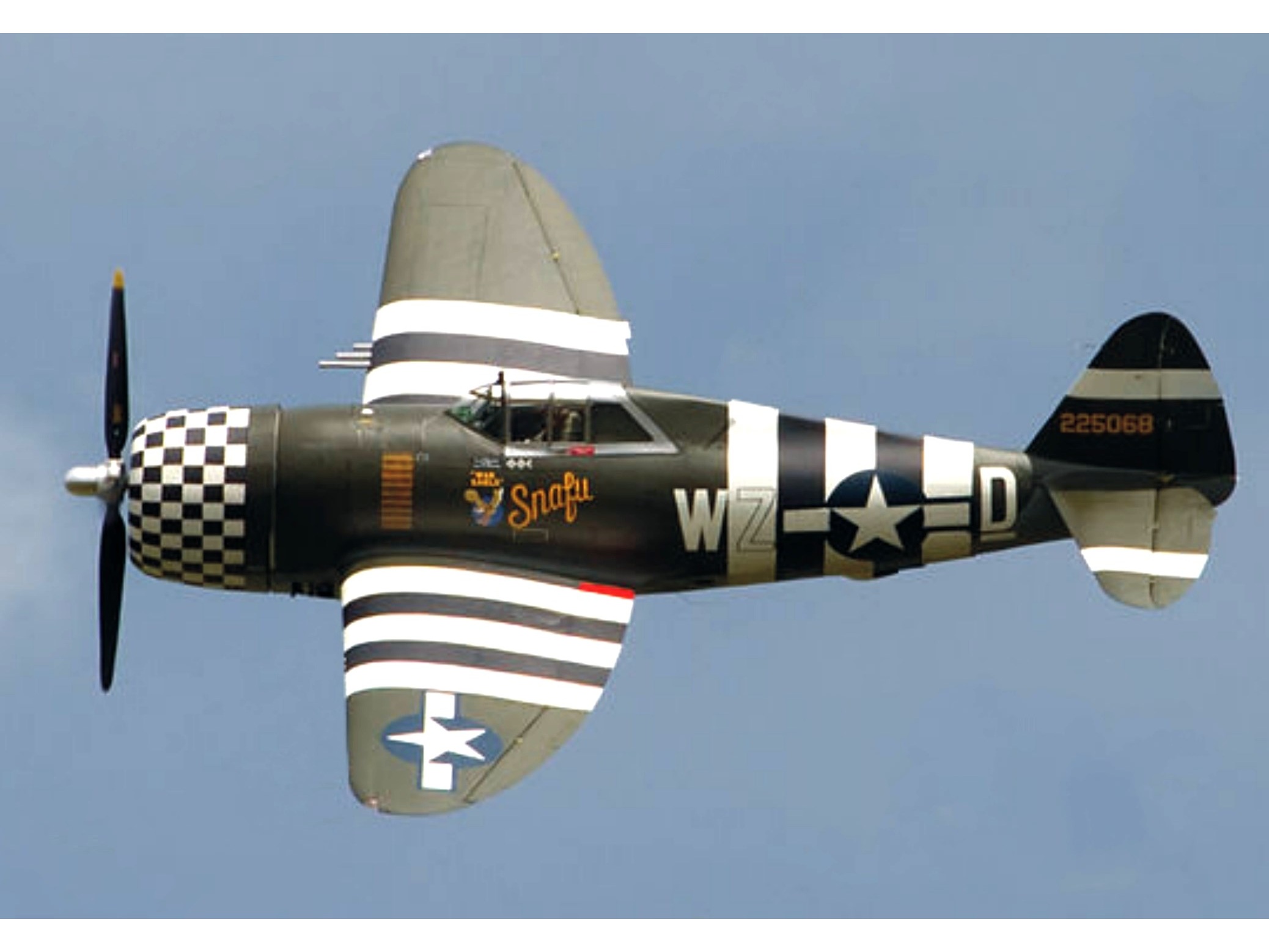 Tragfläche, rechts zu P-47 Razorback Spw 2055mm, CYModel