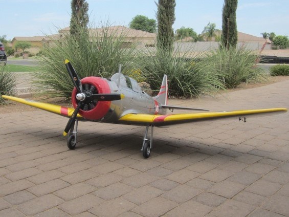SBD Dauntless in grau/gelb, 100ccm, Spw 2540mm, ARF-Modell von CYModel – Bild 2