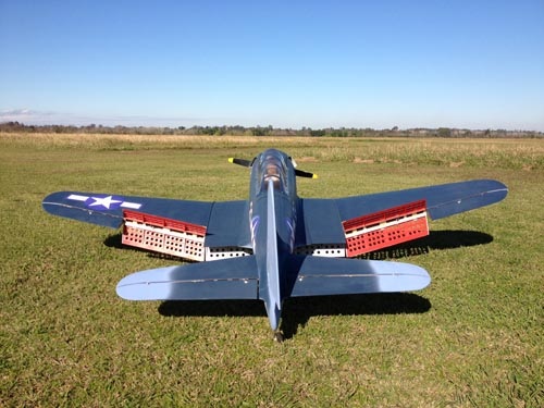 SBD Dauntless in grau, 100ccm, Spw 2540mm, ARF-Modell von CYModel – Bild 3