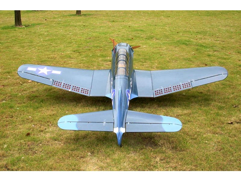 SBD Dauntless in grau, 100ccm, Spw 2540mm, ARF-Modell von CYModel – Bild 5