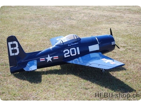Grumman F8F Bearcat, 80ccm, Spw 2460mm, ARF-Modell von CYModel – Bild 3