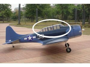 Kabinenhaube zu SBD Dauntless, Spw 2540mm, CYModel