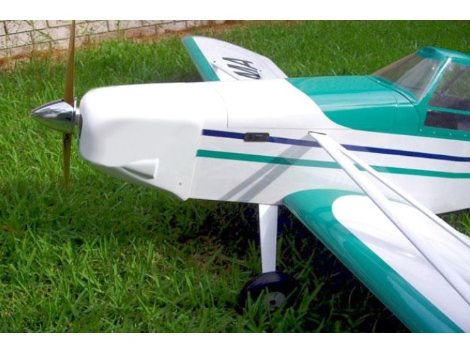 Motorhaube weiss zu Piper Pawnee, Spw 2450mm, CYModel