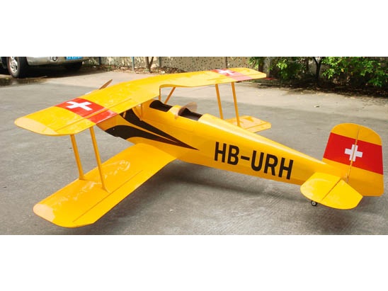 Bücker Jungmann Bü 131, 80ccm, Spw 2500mm, ARF-Modell von CYModels – Bild 2