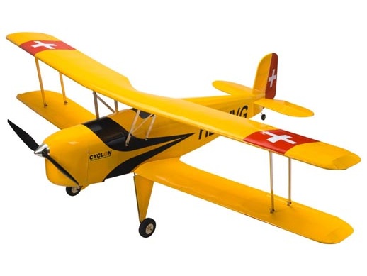 Bücker Jungmann Bü 131, 80ccm, Spw 2500mm, ARF-Modell von CYModels