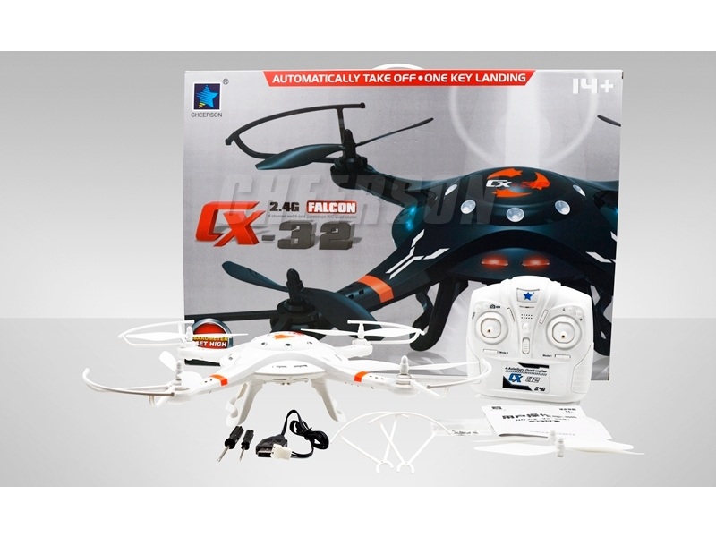 Quadrocopter CX-32C Media - RTF-Komplett-Set mit HD-Kamera von Cheerson – Bild 4