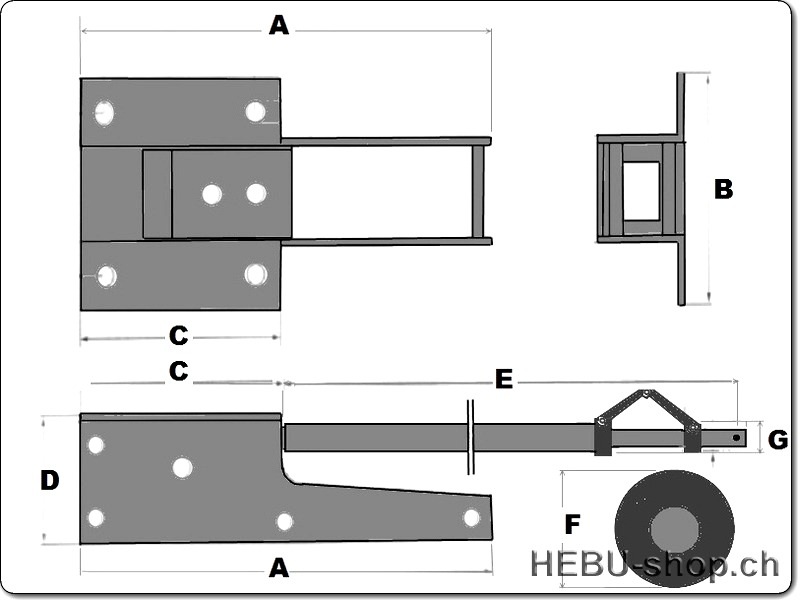 Einziehfahrwerk-Modul, pneumatisch für Modelle von CYModel – Bild 2