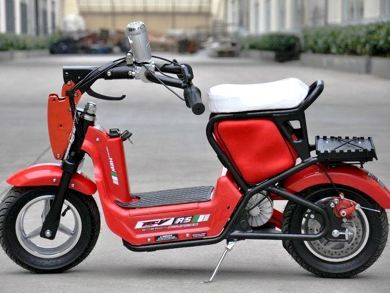 Betriebsbereit: Mini Elektro Bike - RETRO - mit 350 Watt - 24 Volt – Bild 4