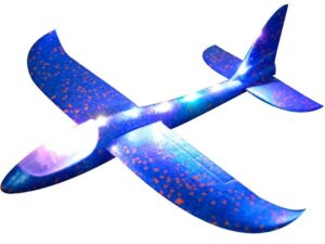 Wurfgleiter / Segler - LED Timmy - Spw 480mm aus EPP - in Blau