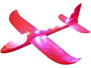 Wurfgleiter / Segler - LED Timmy - Spw 480mm aus EPP - in Rot