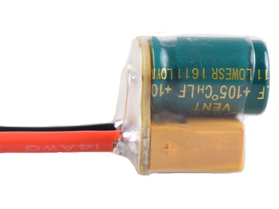 XT60-Stecker mit Kabel und Kondensator 2200uF, 25V – Bild 2