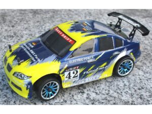 Verschalung RC Drift Race Car gelb 1:16 16302 TPED-1663