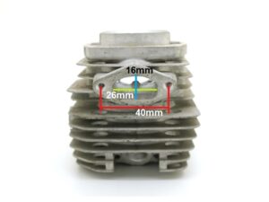 Zylinder zu 2Takt Motor 1E43F Kettensäge, Bohrung 43mm