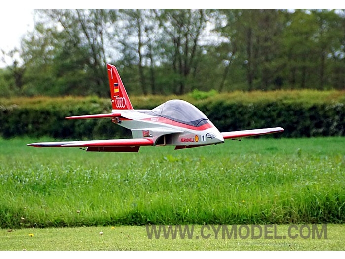 Mini Ventrix Sport-Jet - rot Spw 1524mm, ARF-Set mit Einziehfahrwerk, CYModel – Bild 2
