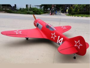Lawotschkin La-7 - rot, 60ccm, Spw 2134mm, ARF-Modell von CYModel