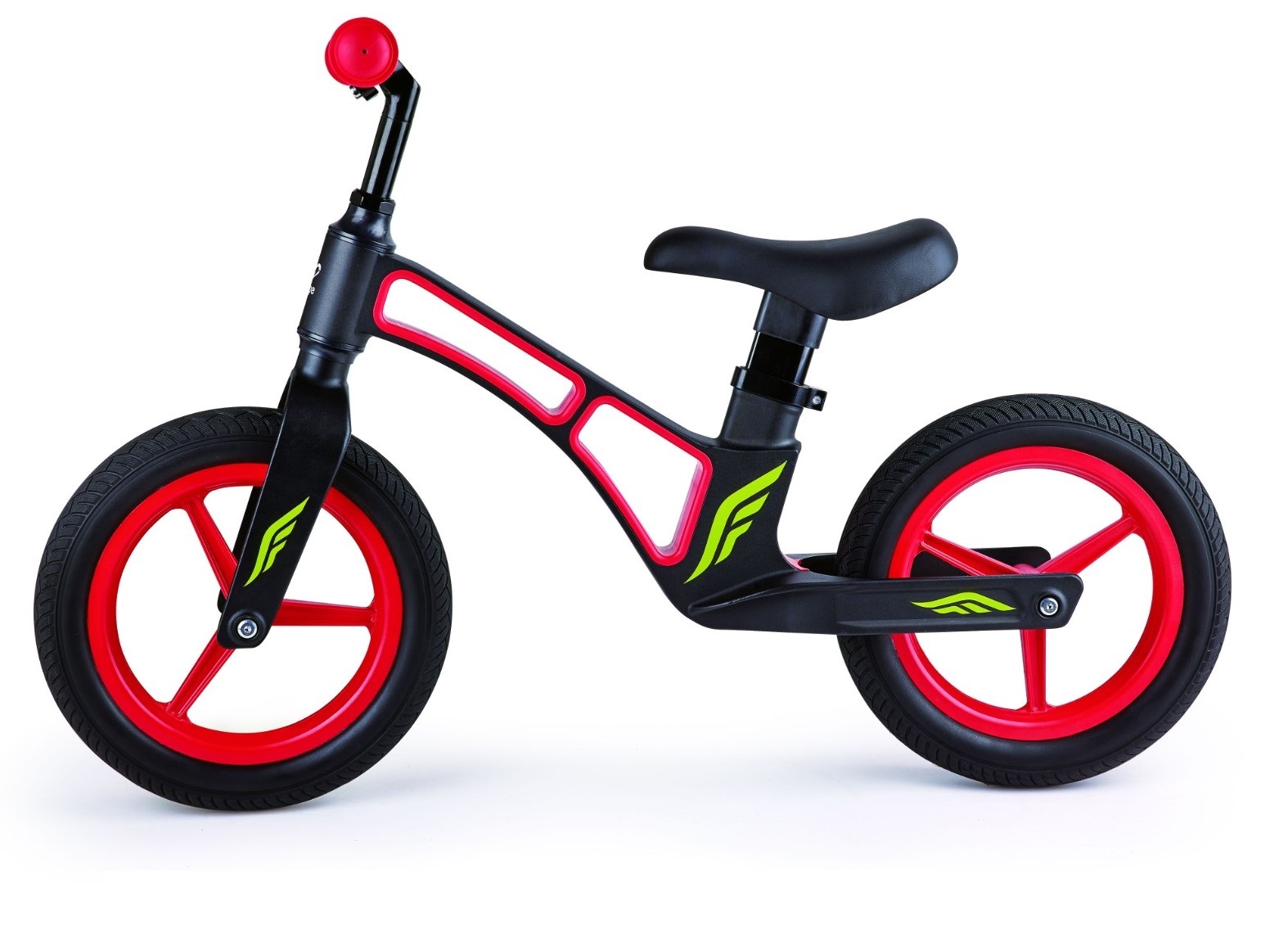 Mein erstes Laufrad - schwarz/rot - verstellbares Kinder-Fahrrad HAPE – Bild 2