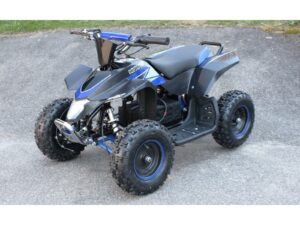 Elektro Mini-Quad  - KIMI - 36V, 500 W, schwarz/blau, mit Rückwärtsgang