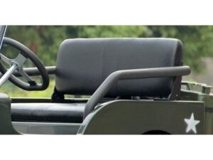Sitzbank mit Rückenlehne und Armlehne zu Kinder Willys-Jeep