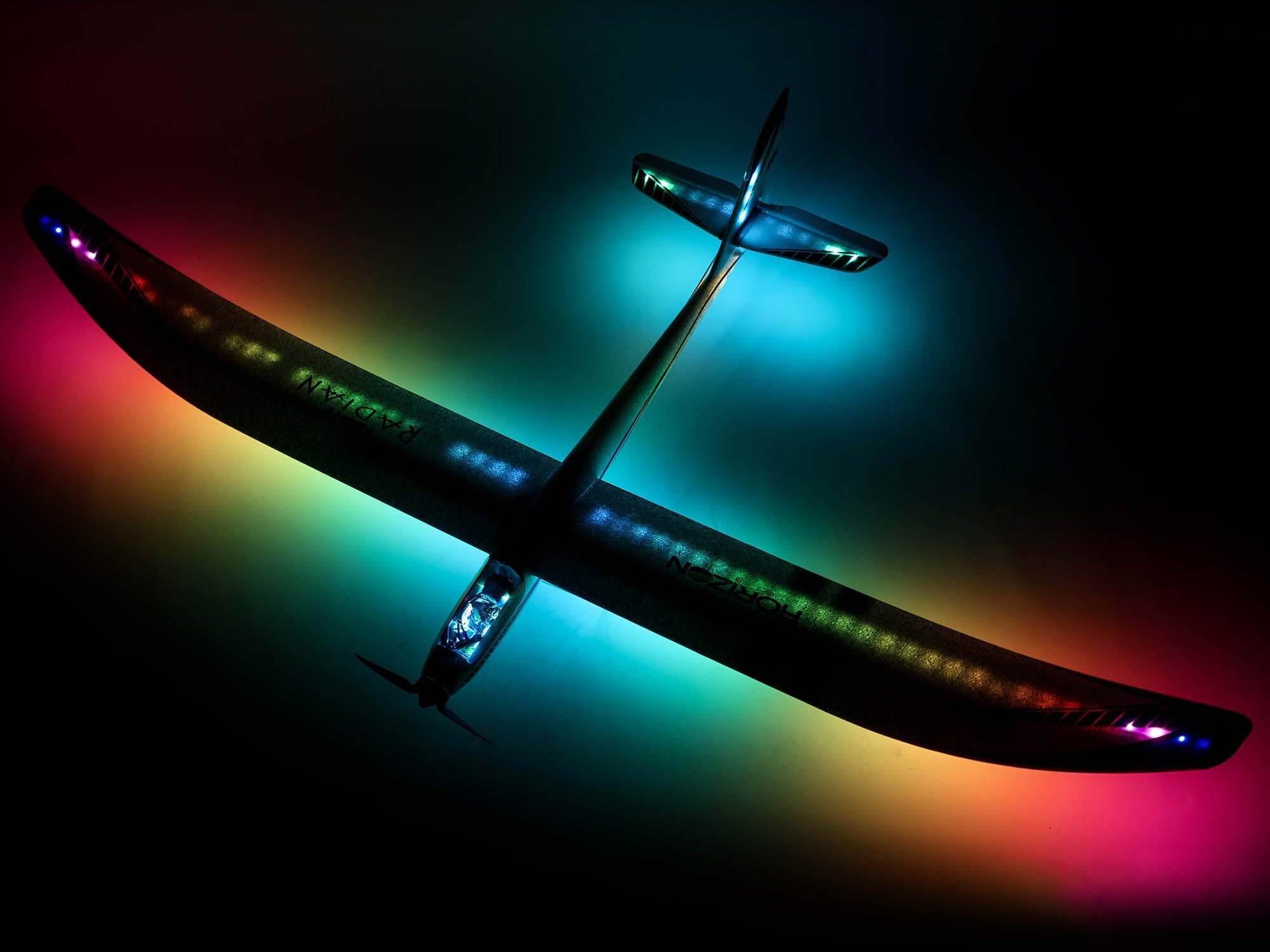 E-flite Night Radian 2.0m Elektrosegler, Spw 2000mm, PNP-Set - EFL36750 – Bild 3