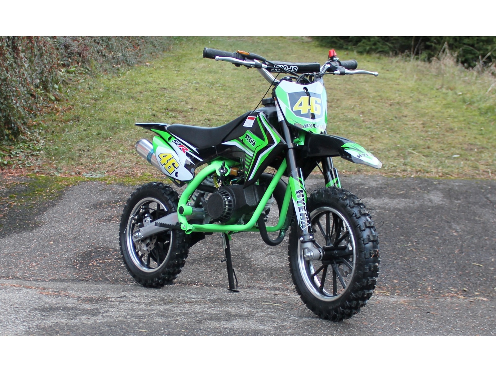 Mini Cross Sport Bike - ARROW V2 - mit 49ccm - in grün – Bild 2