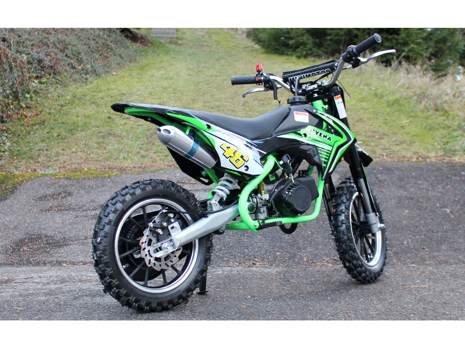 Betriebsbereit Mini Cross Sport Bike - ARROW V2 - mit 49ccm - Rot – Bild 3