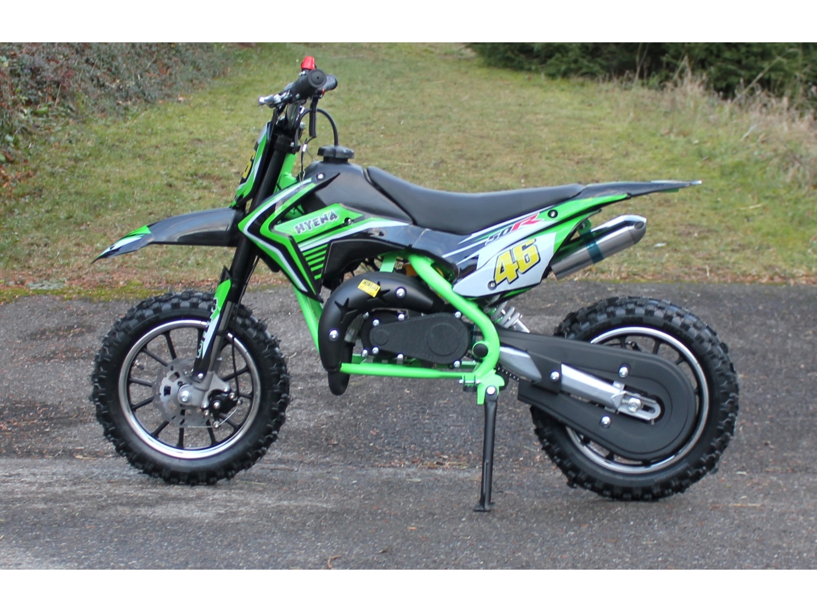 Betriebsbereit Mini Cross Sport Bike - ARROW V2 - mit 49ccm - Rot – Bild 4
