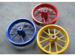 Felge vorne Gelb, 8in, 12.5x2.75 zu Mini Cross Bike D7-23 oder andere