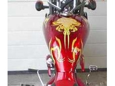 Benzintank goldfarbig zu Chopper 408