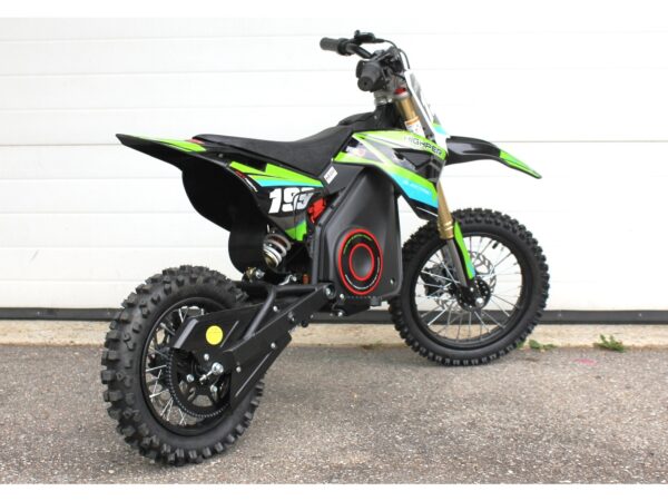 Betriebsbereit Elektro Dirt / Cross Bike MASU, 1000 Watt 36V DC-Motor, grün/schwarz – Bild 4