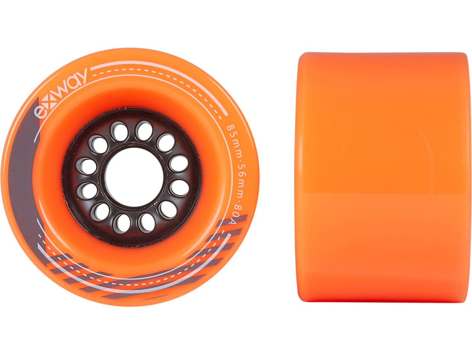 Rad vorne - 85mm, orange - Exway X1 PRO - Elektro Skateboard/Longboard
