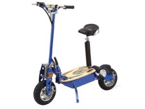 Betriebsbereit - Elektro-Trotti mit 1300 Watt -  48 Volt in blau