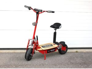 Betriebsbereit Elektro-Trotti mit 1600 Watt -  48 Volt - in rot