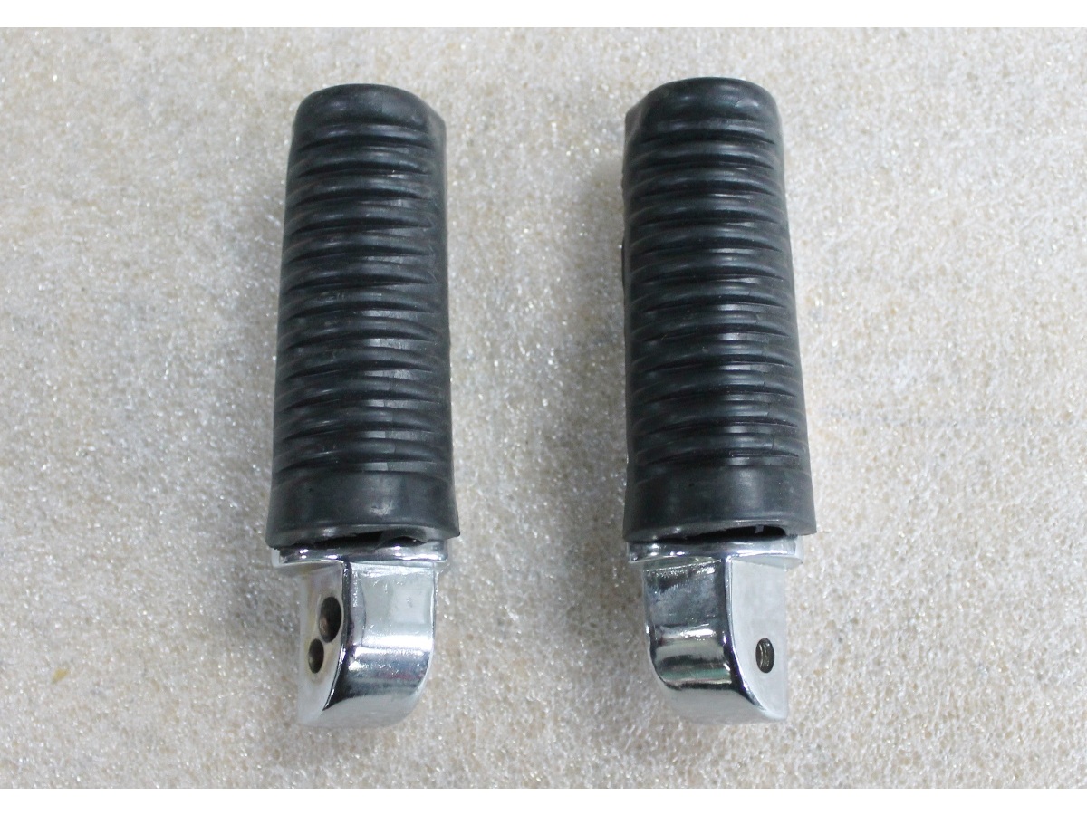 Fussrasten mit Gummiauflage zu div. Bikes/Chopper mit 19mm Breite
