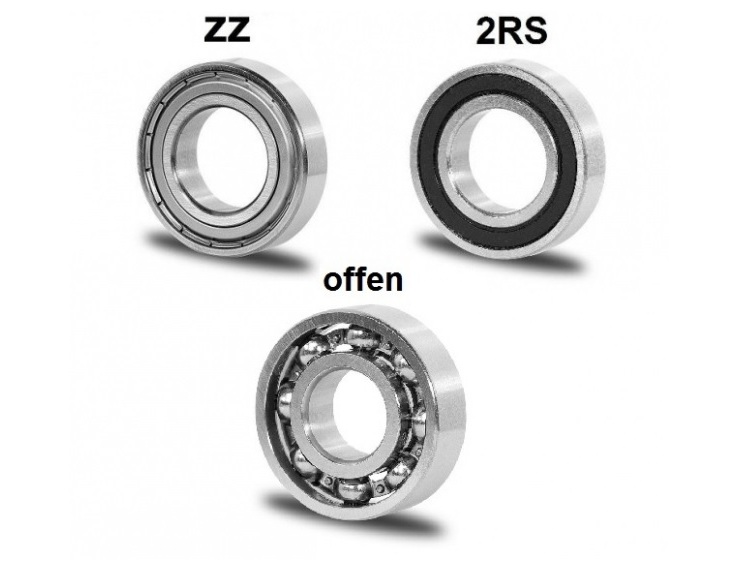 Miniatur Kugellager MR148 - ZZ - 8x14x4mm