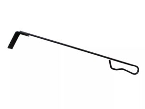 Ascheschieber gross aus Stahl - Haken 27 x 60 mm