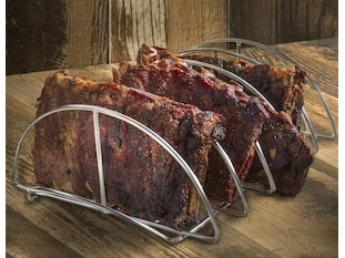 Spare-Rib Halterung / Grillgestell - Rippchenrost - Grösse M – Bild 3