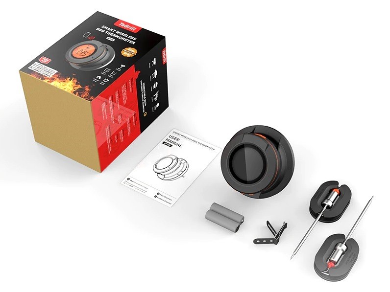 digitaler Grill-Thermometer mit 2x Sonden und Bluetooth Funktion – Bild 2