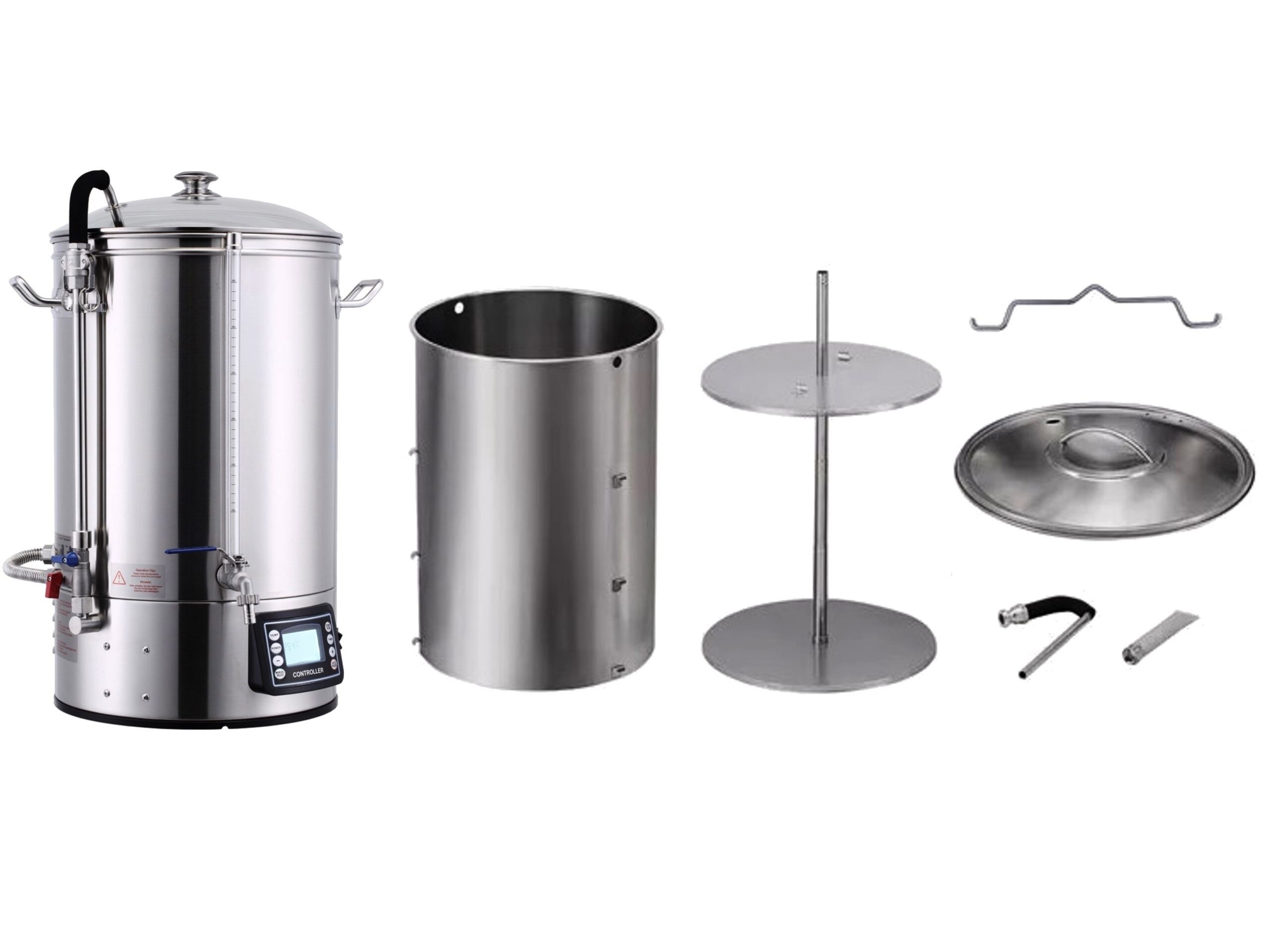 Braukessel / Brauanlage 50L mit Umwälzpumpe für Heimbrauer – Bild 4