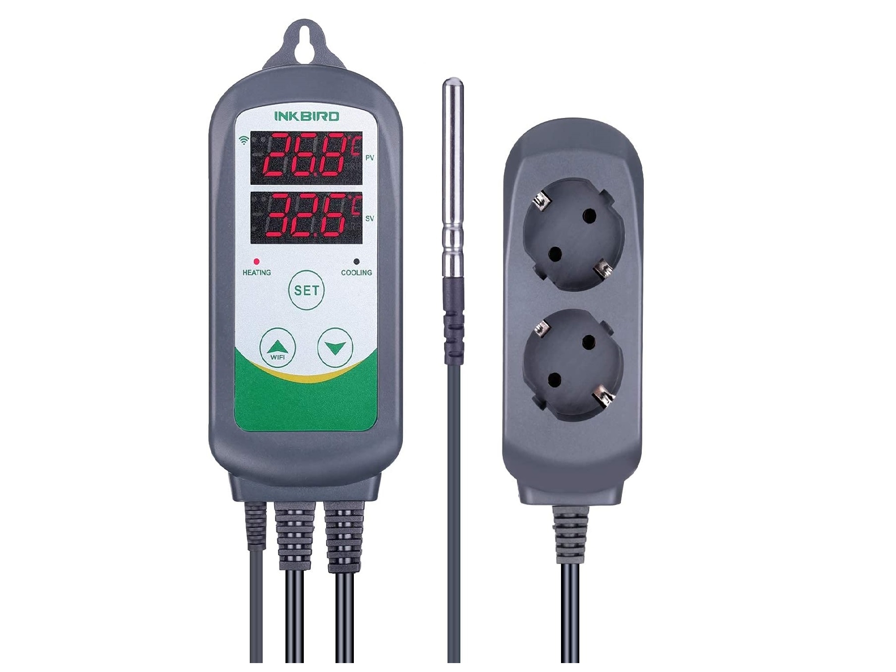 Inkbird ITC-308 Digitaler Temperaturregler / Thermostat mit Fühler