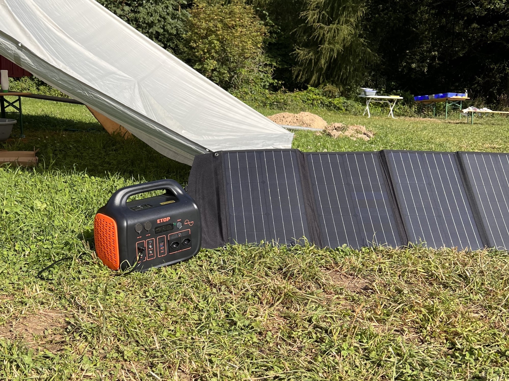 Vorführmodell - Solarpanel / Solarmodul, faltbar - 36V, 200W zu Stromspeicher – Bild 6