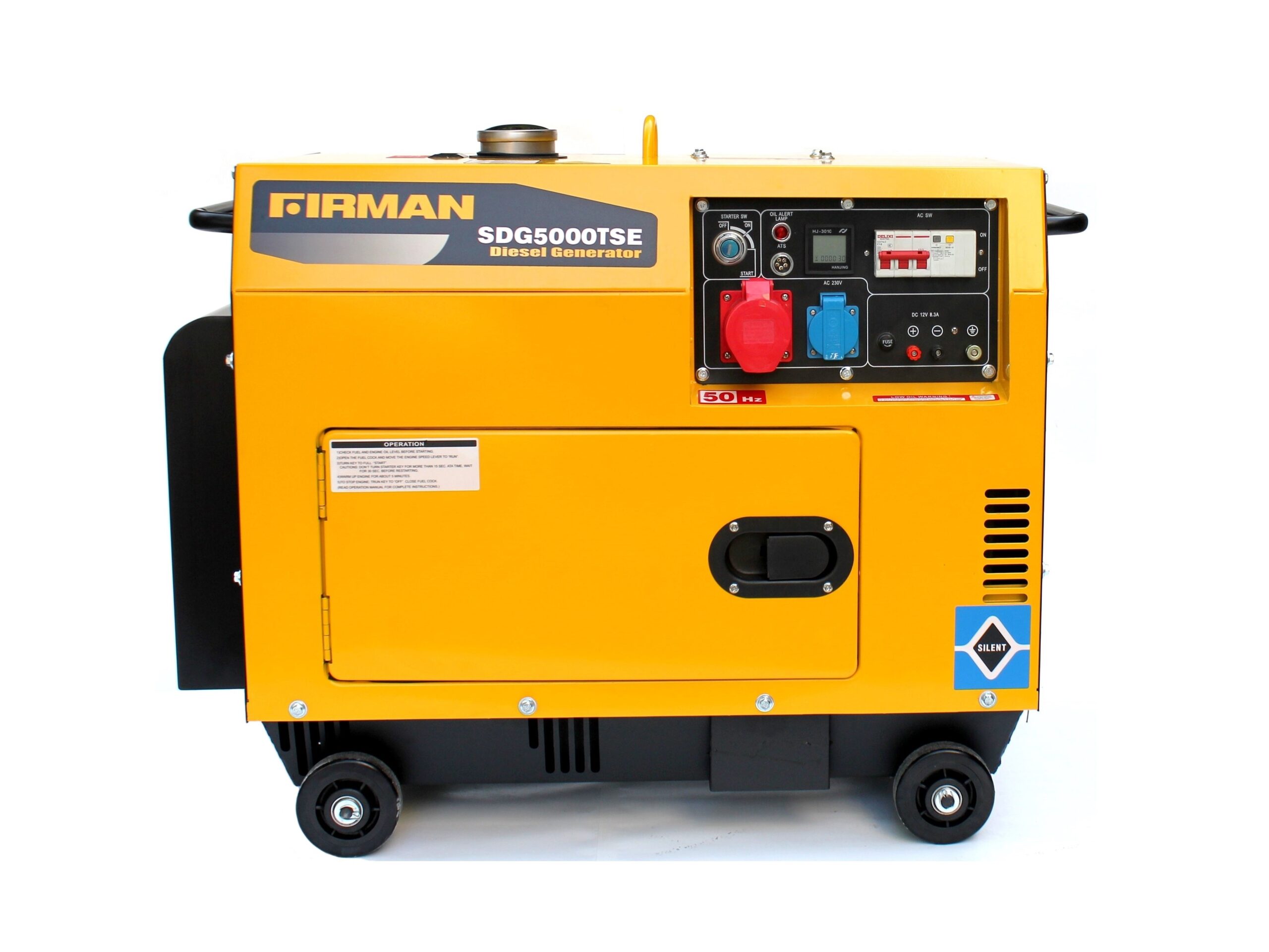 Firman SDG5000TSE - Diesel Generator mit 4500 Watt - 3-Phasen – Bild 2