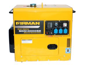 Firman SDG13000SE Diesel Generator, 6.5 KW, 230V