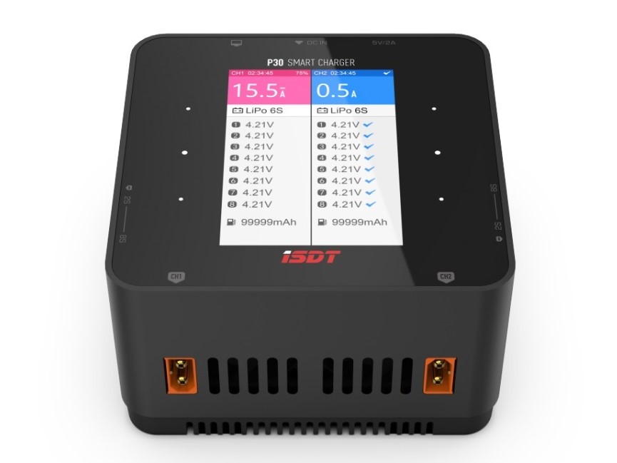 iSDT Dual Ladegerät P30 - 2x 1000W / 30A - 8S – Bild 2